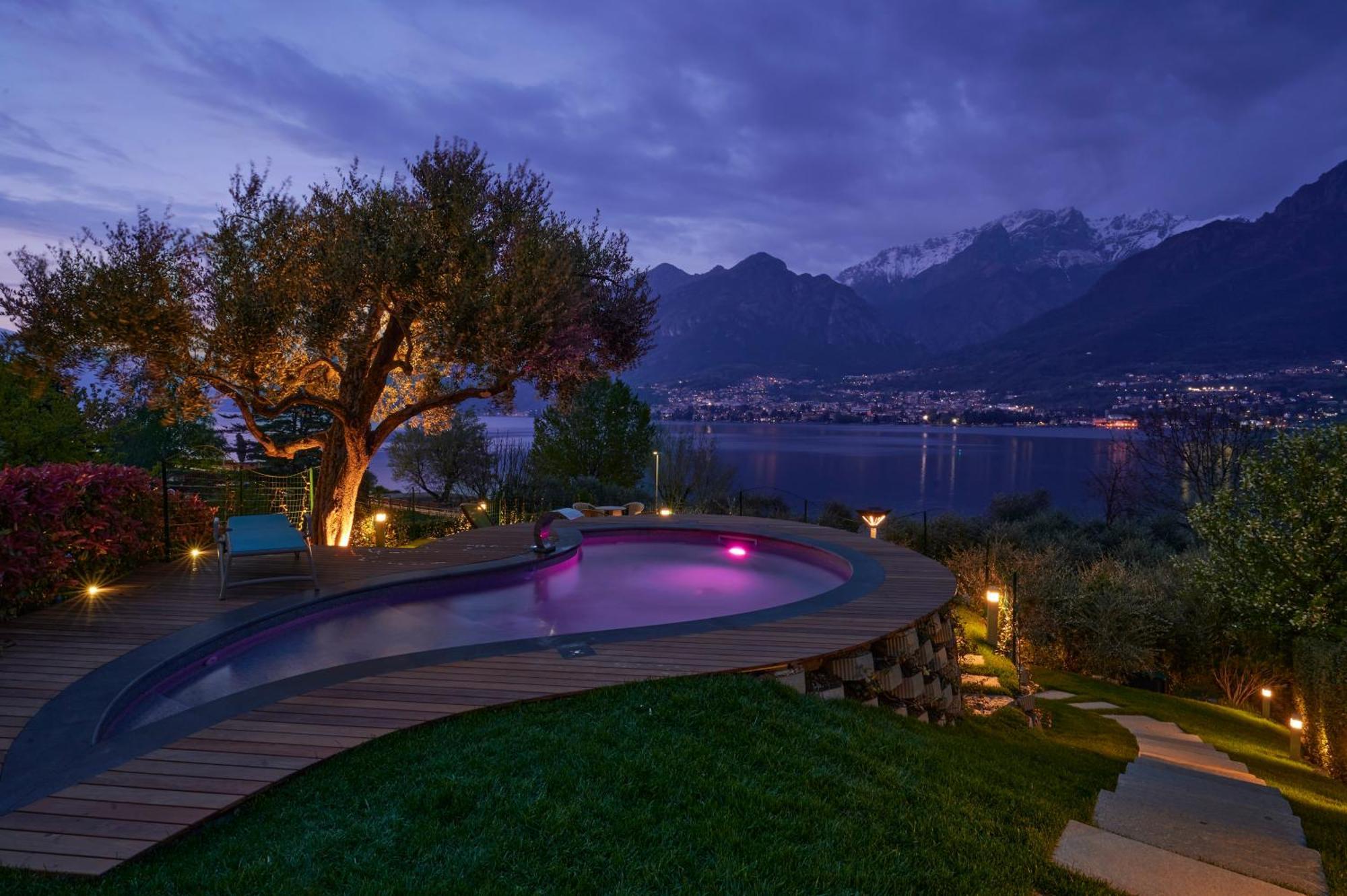 Villa Costanza- Private Heated Pool, Steam Room & Sauna - Bellagio Village Residence Oliveto Lario Exterior photo