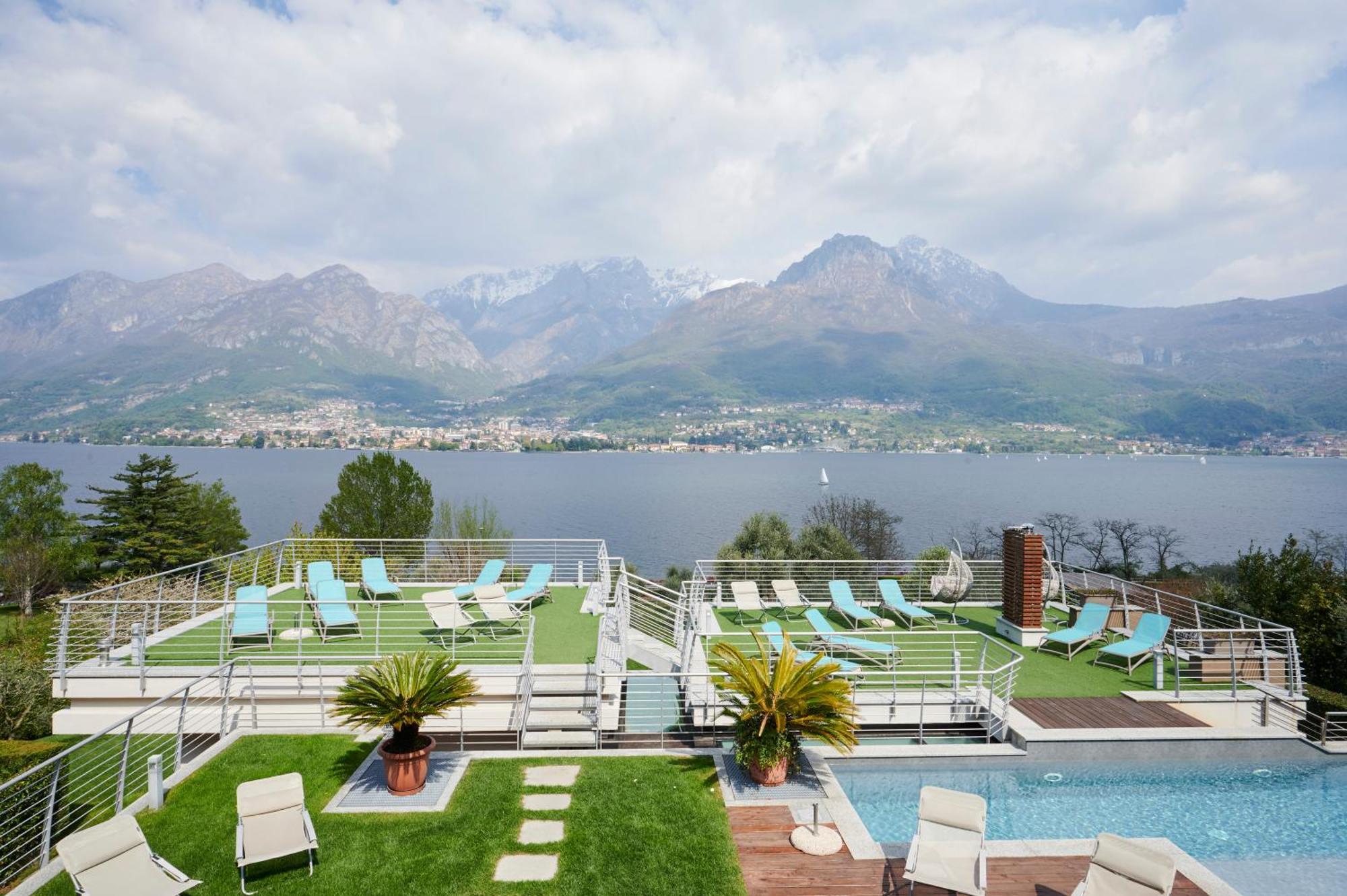 Villa Costanza- Private Heated Pool, Steam Room & Sauna - Bellagio Village Residence Oliveto Lario Exterior photo