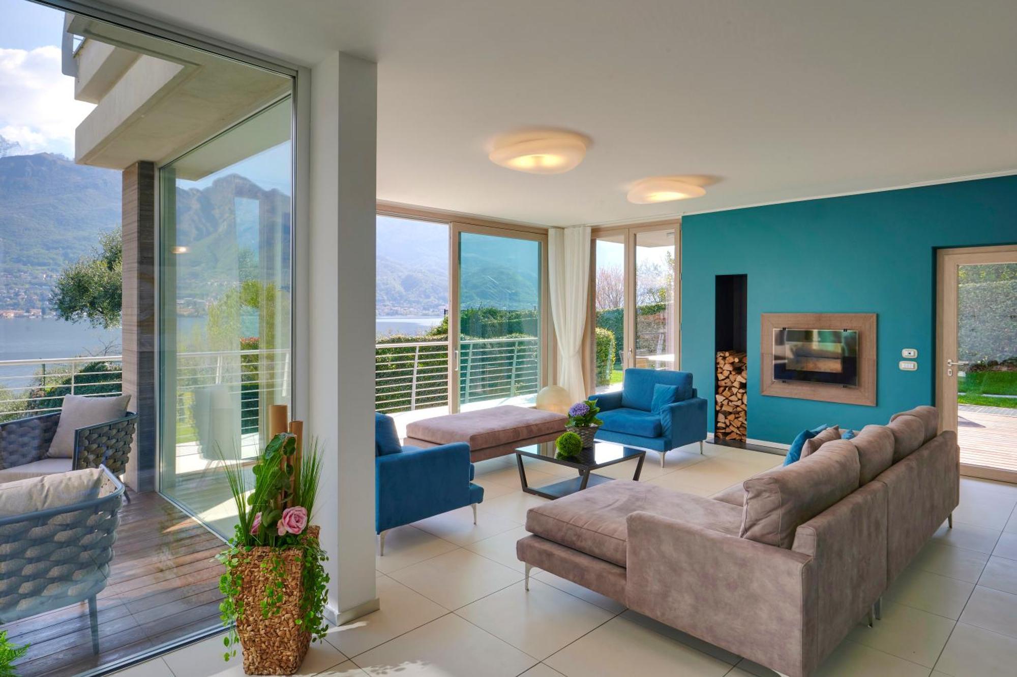 Villa Costanza- Private Heated Pool, Steam Room & Sauna - Bellagio Village Residence Oliveto Lario Exterior photo
